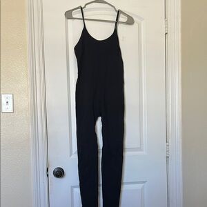 Elegant Black Sleeveless Jumpsuit